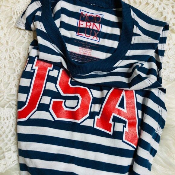 Modern Lux USA 4th of July Striped Tank Top - Picture 7 of 8
